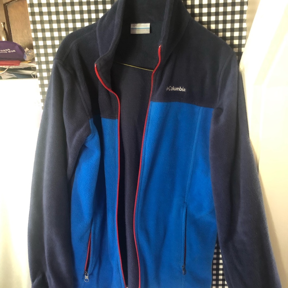 Columbia fleece jacket.  Youth large